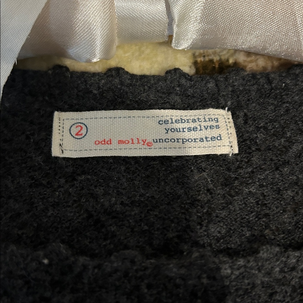 RARE! Wool. Odd Molly oversized ☮️ lambswool sweater - Picture 8 of 12